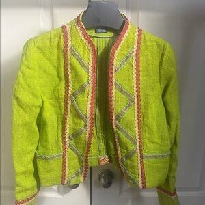 Rare Ralph Lauren Blue Label 100% Linen Jacket Size XS